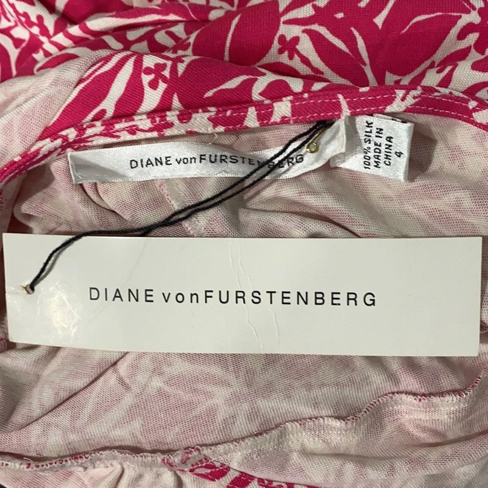 🦋HP X 4🦋DIANE von FURSTENBERG | Euphony Dress | 100% Silk | Size 4 | NWT - Picture 8 of 11